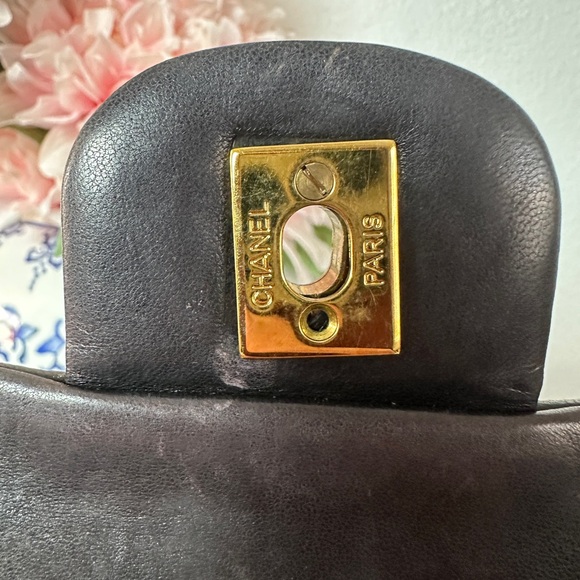 Vintage Chanel lambskin 24k gold plated small double flap - Picture 8 of 16